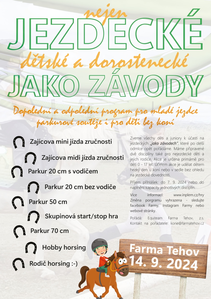 Jezdecke jako zavody Kreslicí plátno 1 lq