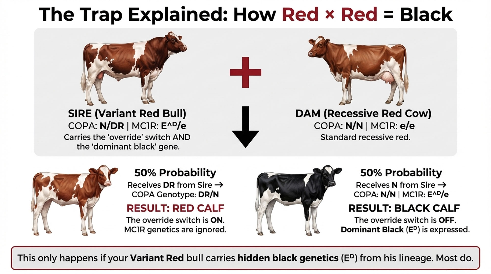 The Trap Explained How Red x Red Black